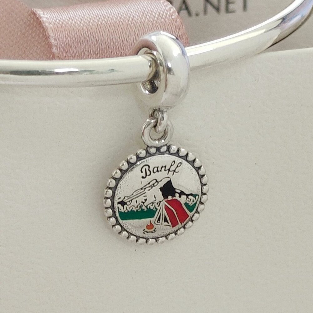 Pandora Canada Banff Camping Exclusive Dangle Charm S925 ALE
